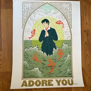 Limited Edition Silk Screen Harry Styles “Adore You” print